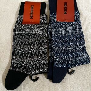 Missoni Men’s Socks ( 2 pairs) Medium